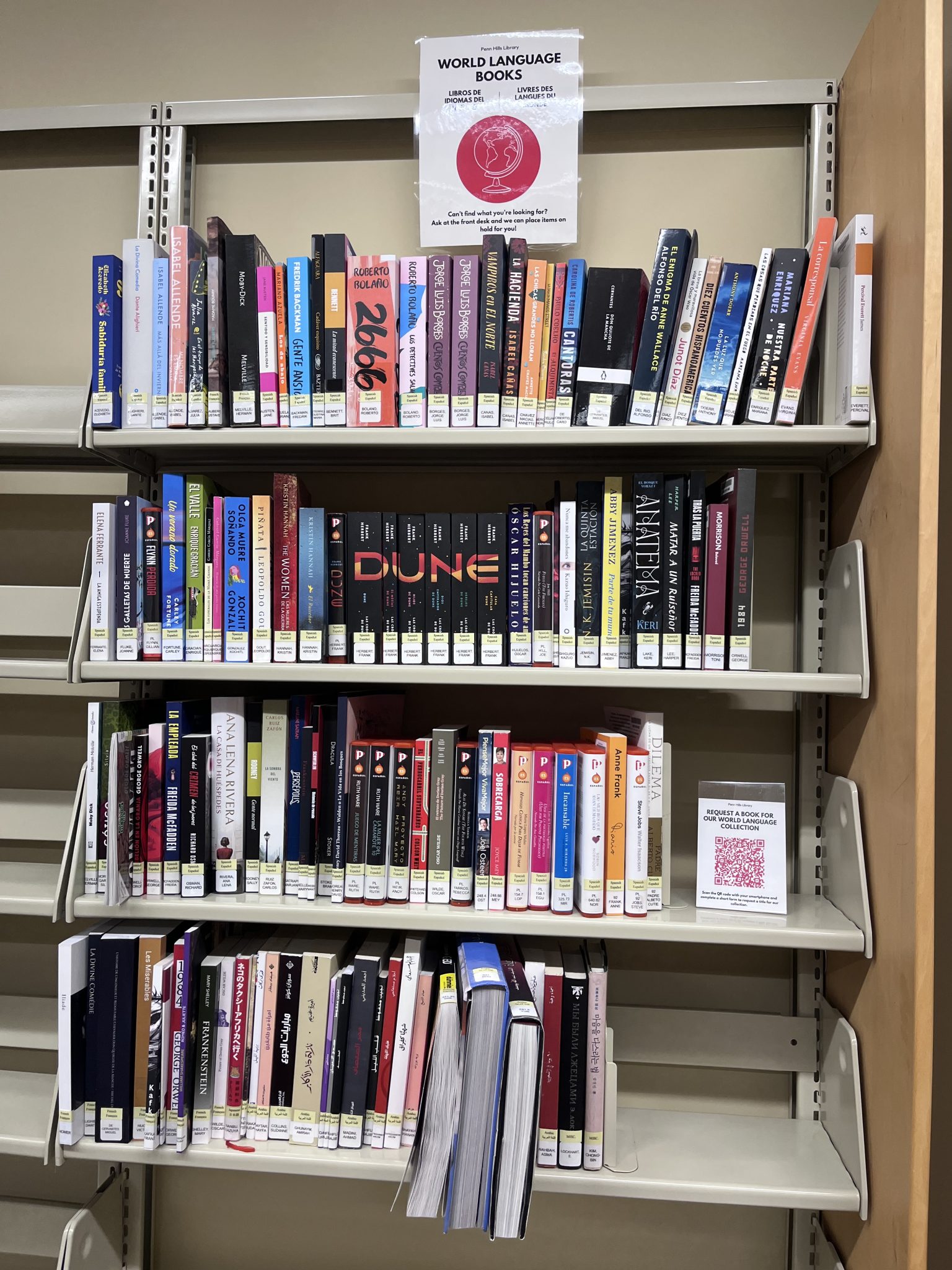Library Foreign Language Collection World Languages Collection – Penn Hills Library